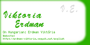 viktoria erdman business card